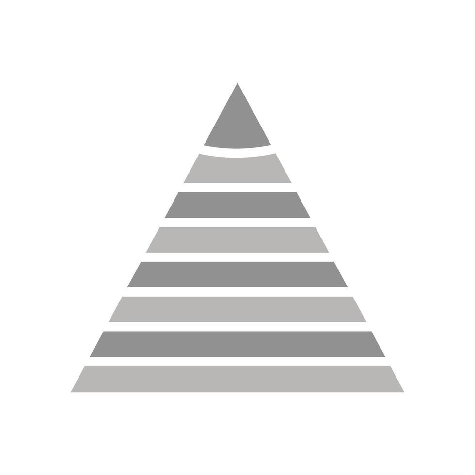 Pyramid Graph Icon Design vector