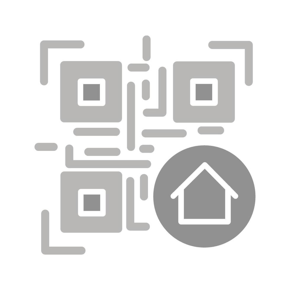 QR Code Menu Icon Design vector