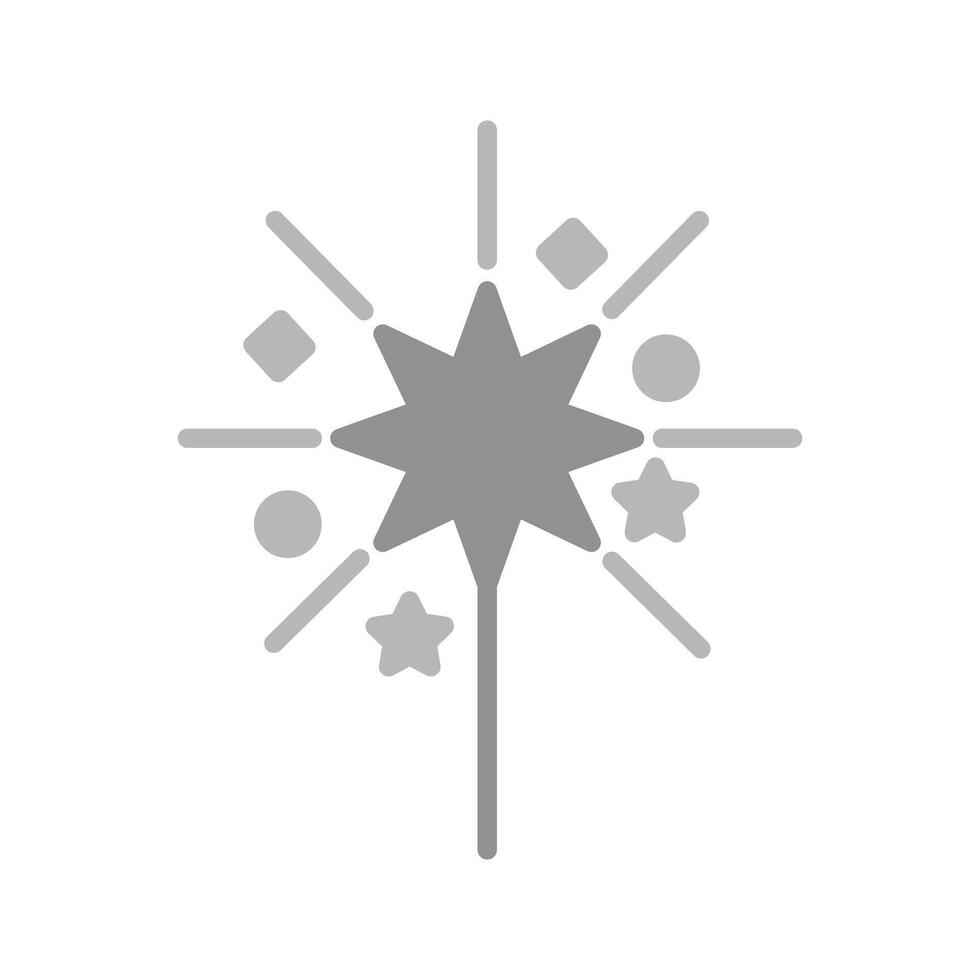 Sparklers Icon Design vector
