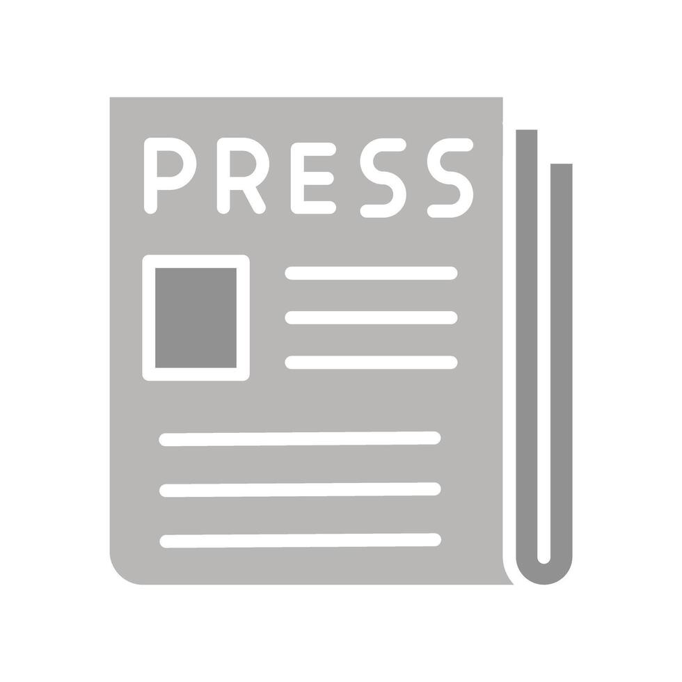 Press Release Icon Design vector