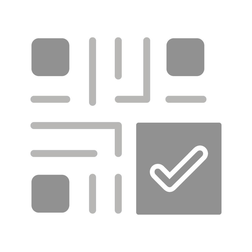 QR Code Checkout Icon Design vector