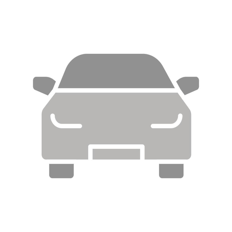 Oncoming Car Icon Design vector