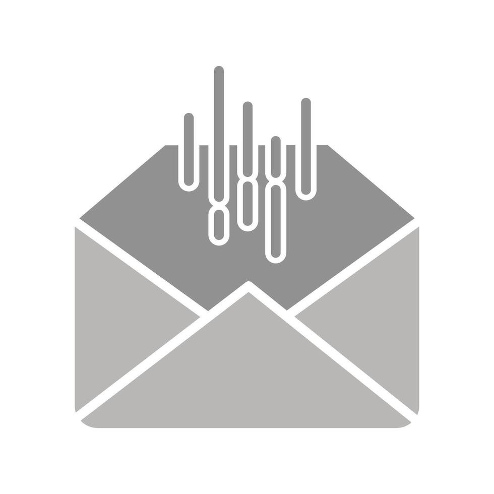 Mail Sorting Icon Design vector