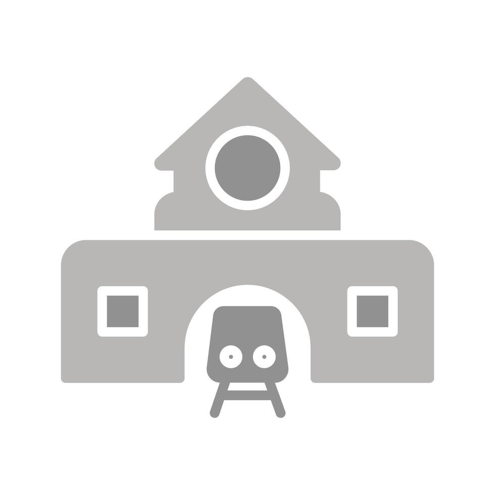 Train Station Icon Design vector