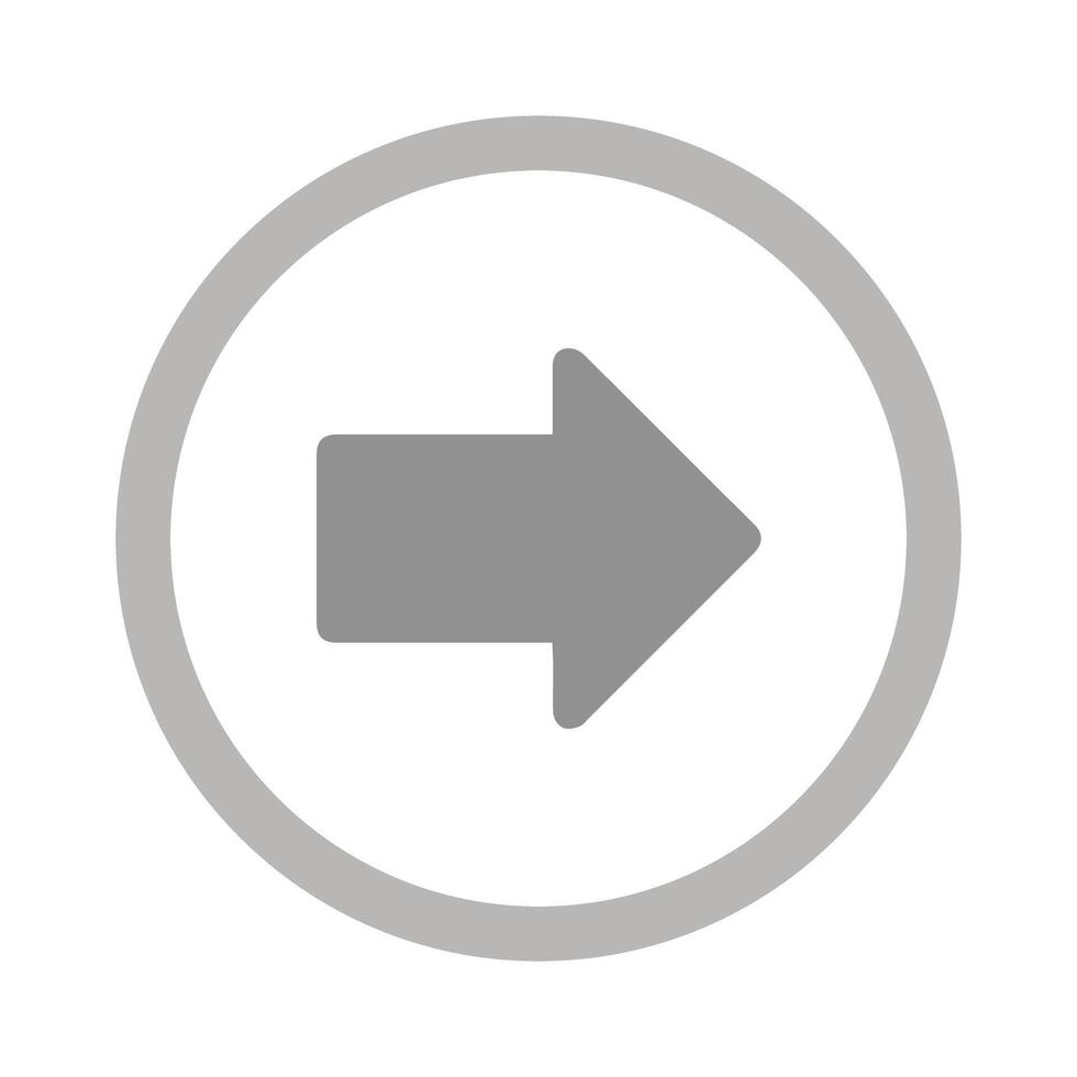 Right Arrow Icon Design vector