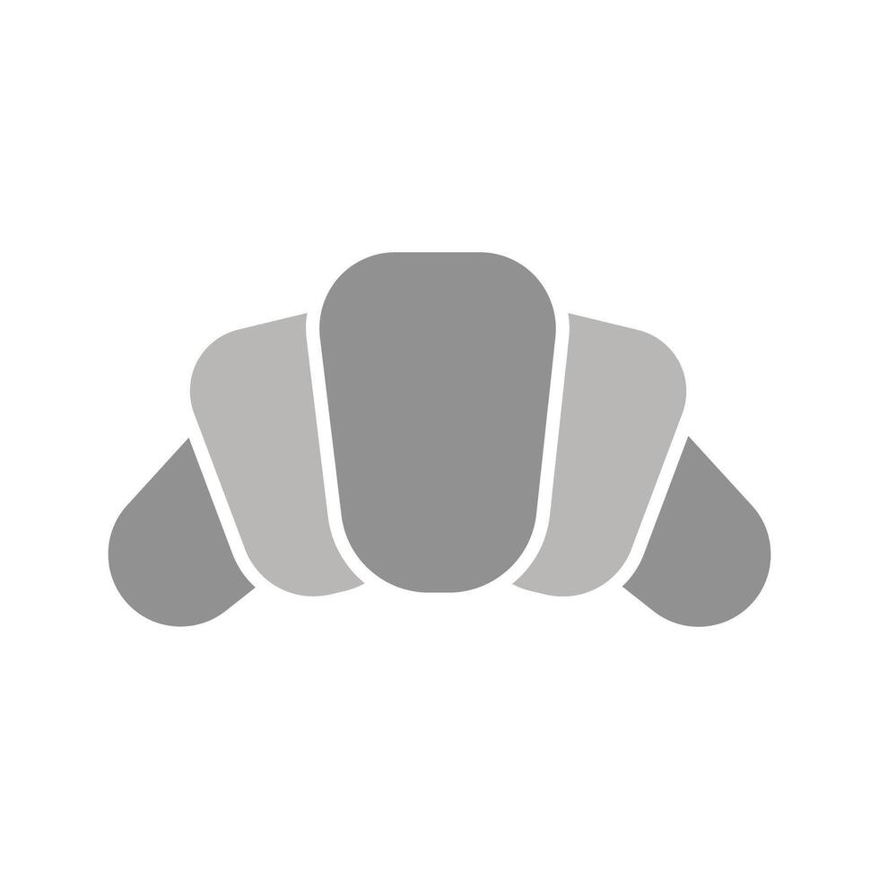 Croissant Icon Design vector