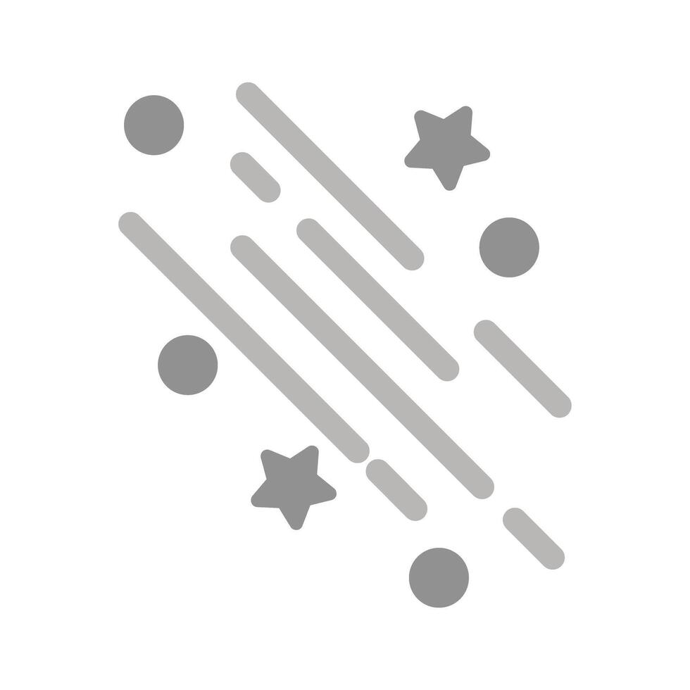 Party Streamers Icon Design vector