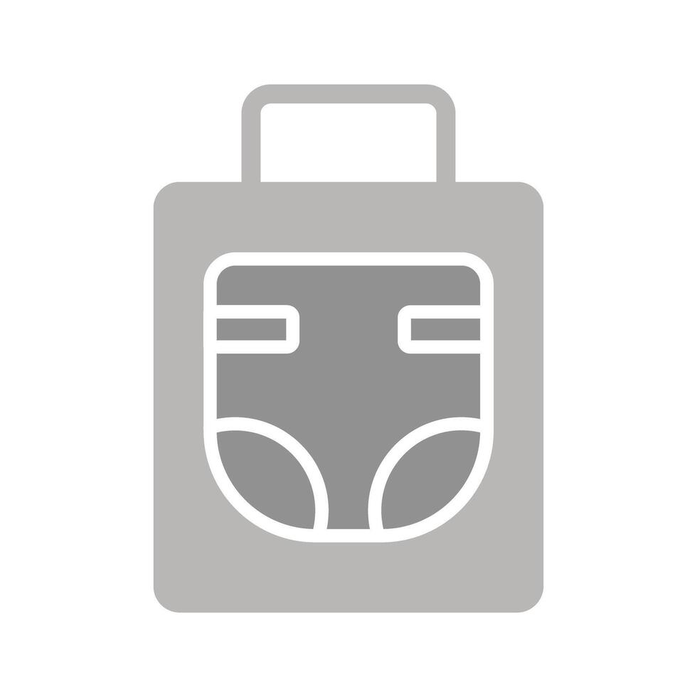 Diaper Bag Icon Design vector