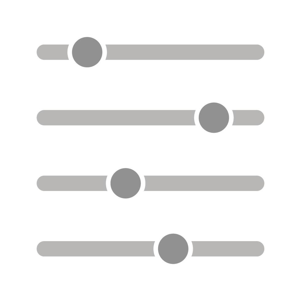 Filtering Icon Design vector
