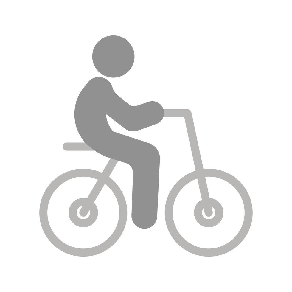 Person Biking Icon Design vector