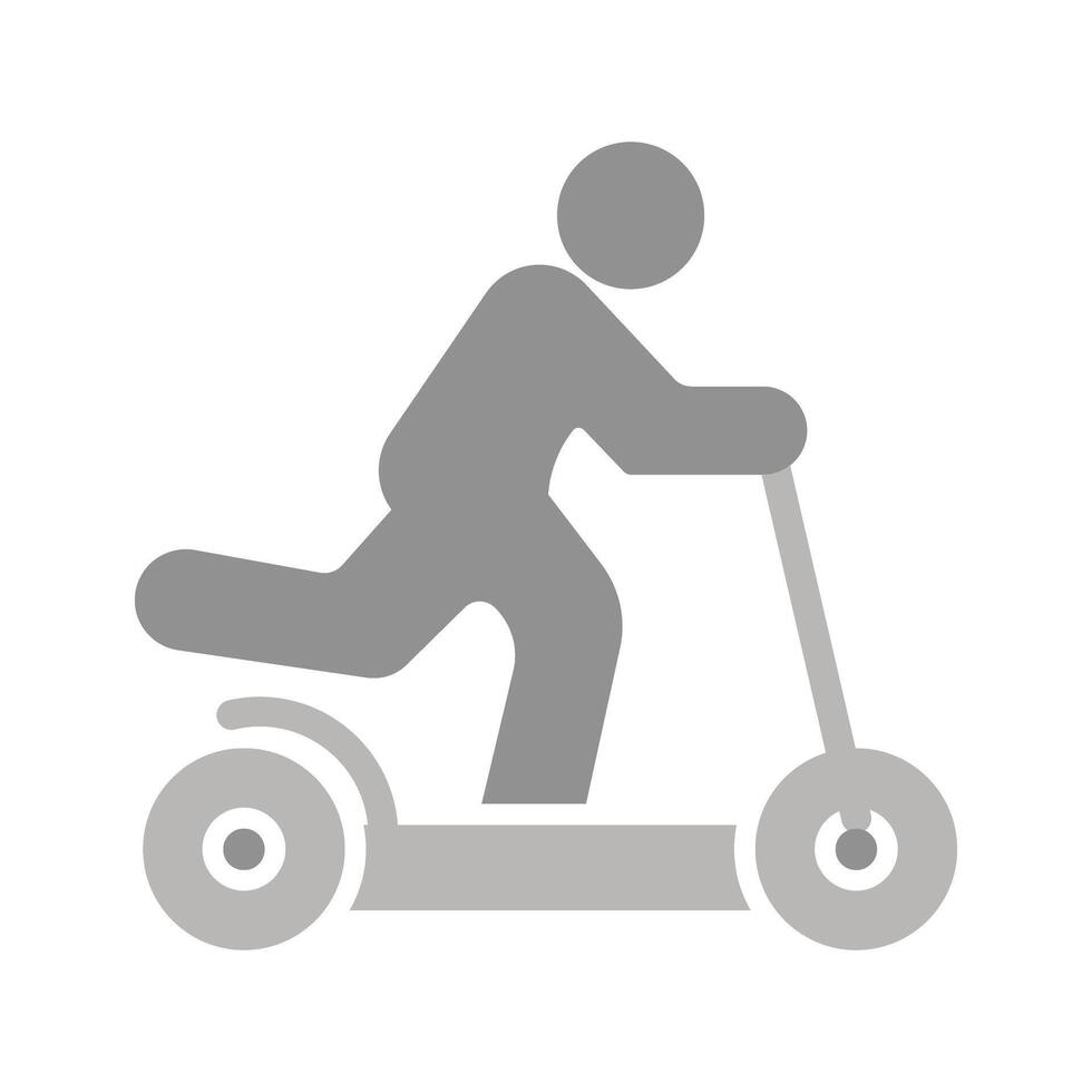 Kick Scooter Icon Design vector