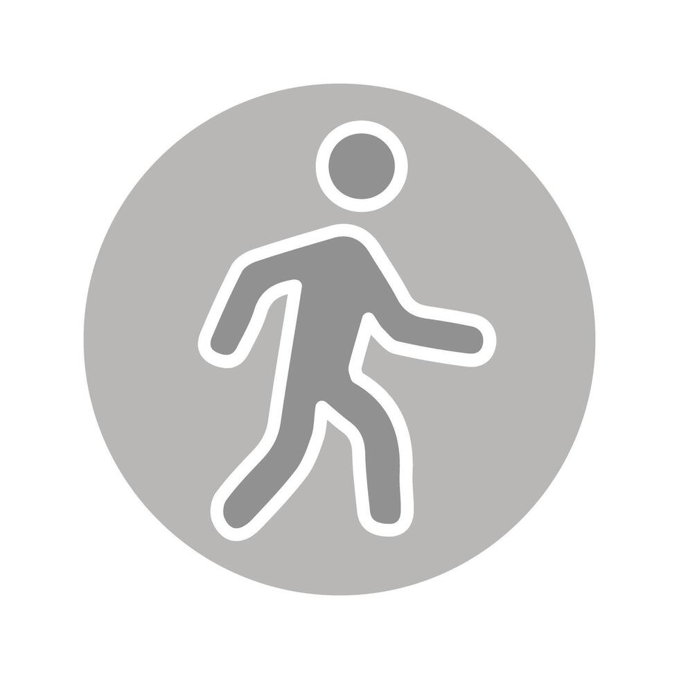 Person Walking Icon Design vector