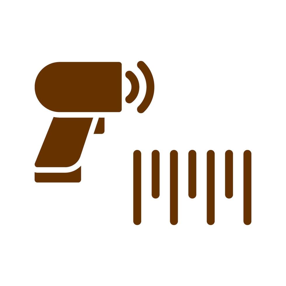 Barcode Scanner Icon Design vector
