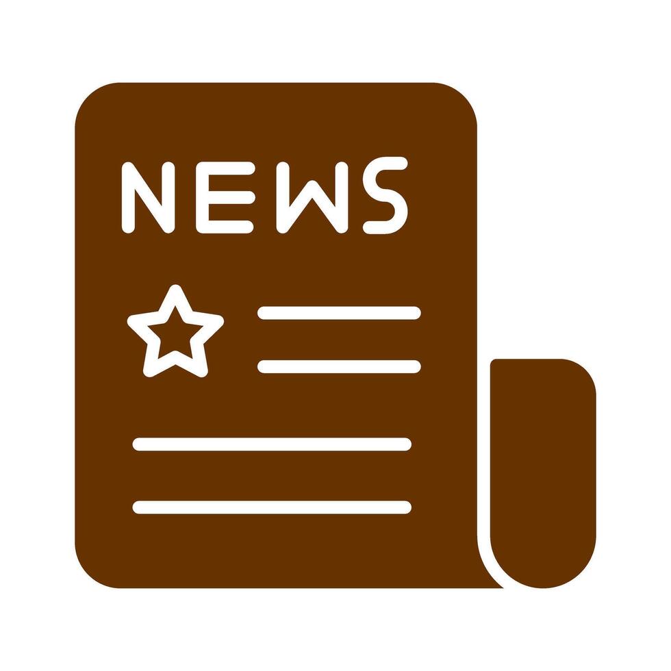 News Headlines Icon Design vector