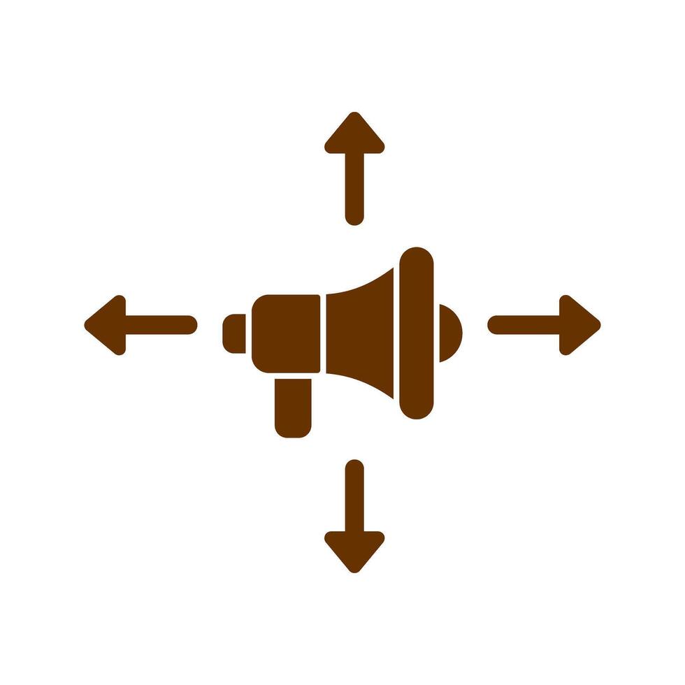 Ad Campaign Icon Design vector