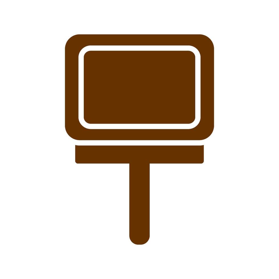 Billboard Icon Design vector