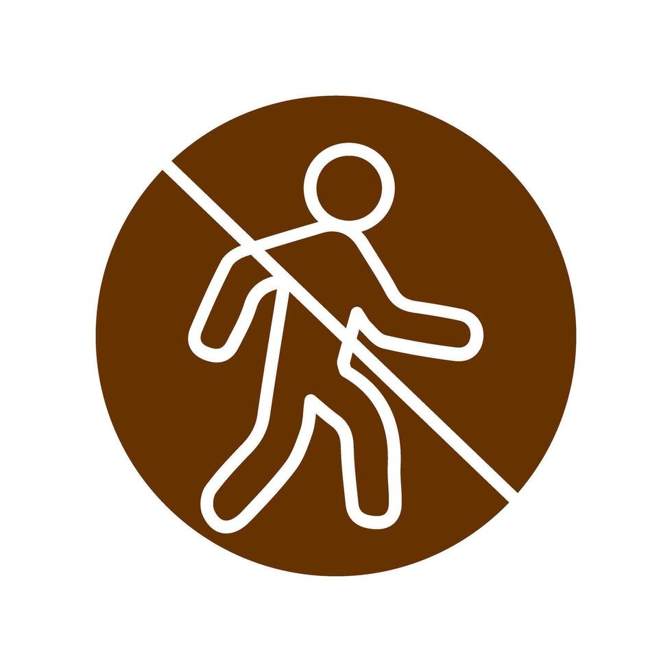 No Entry Sign Icon Design vector