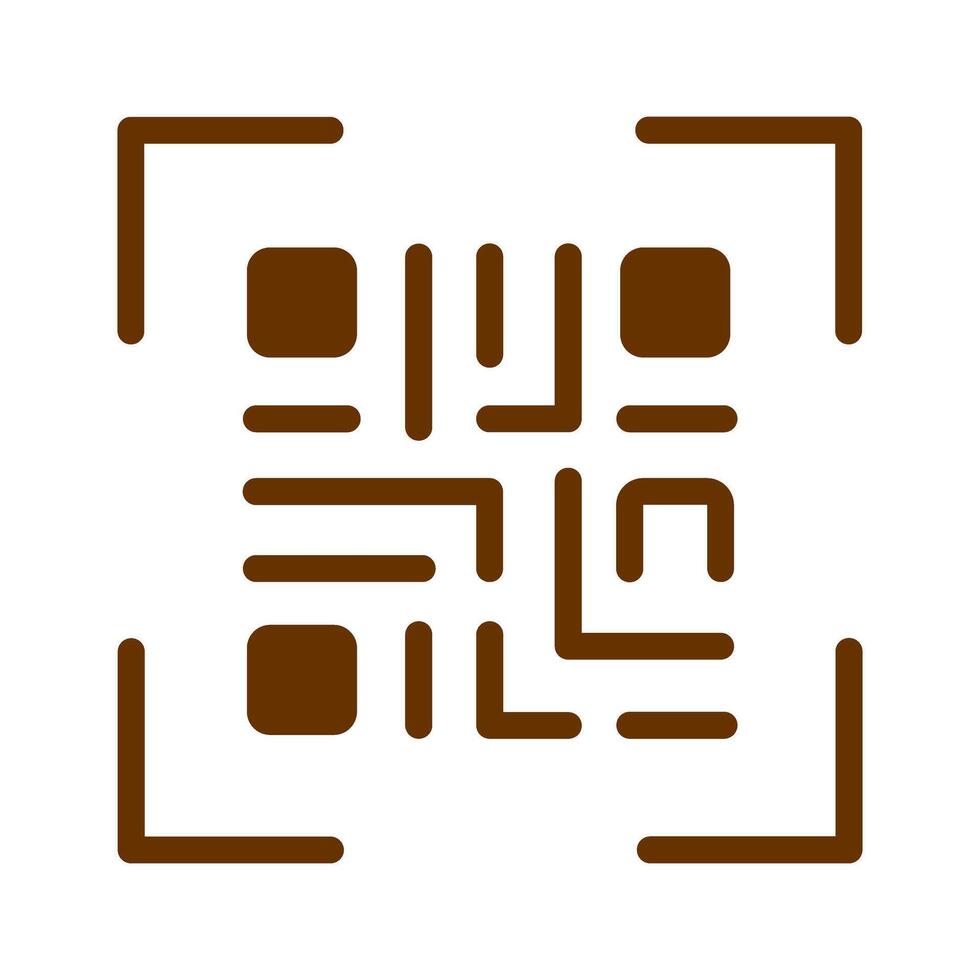 QR Code Generator Icon Design vector