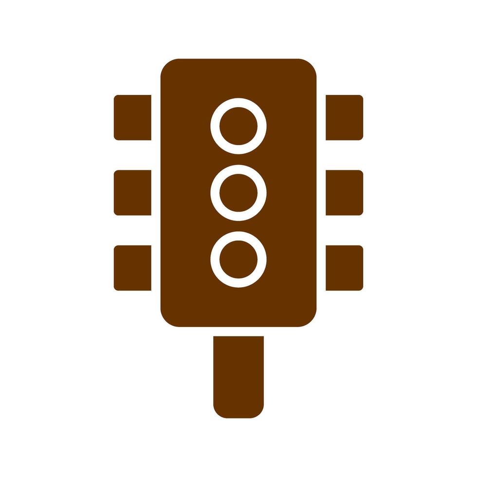 Traffic Light Icon Design vector