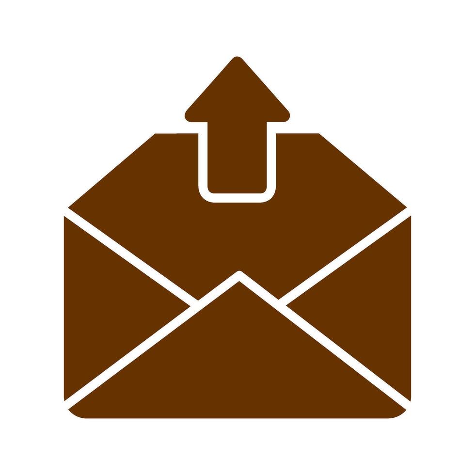 Outbox Icon Design vector