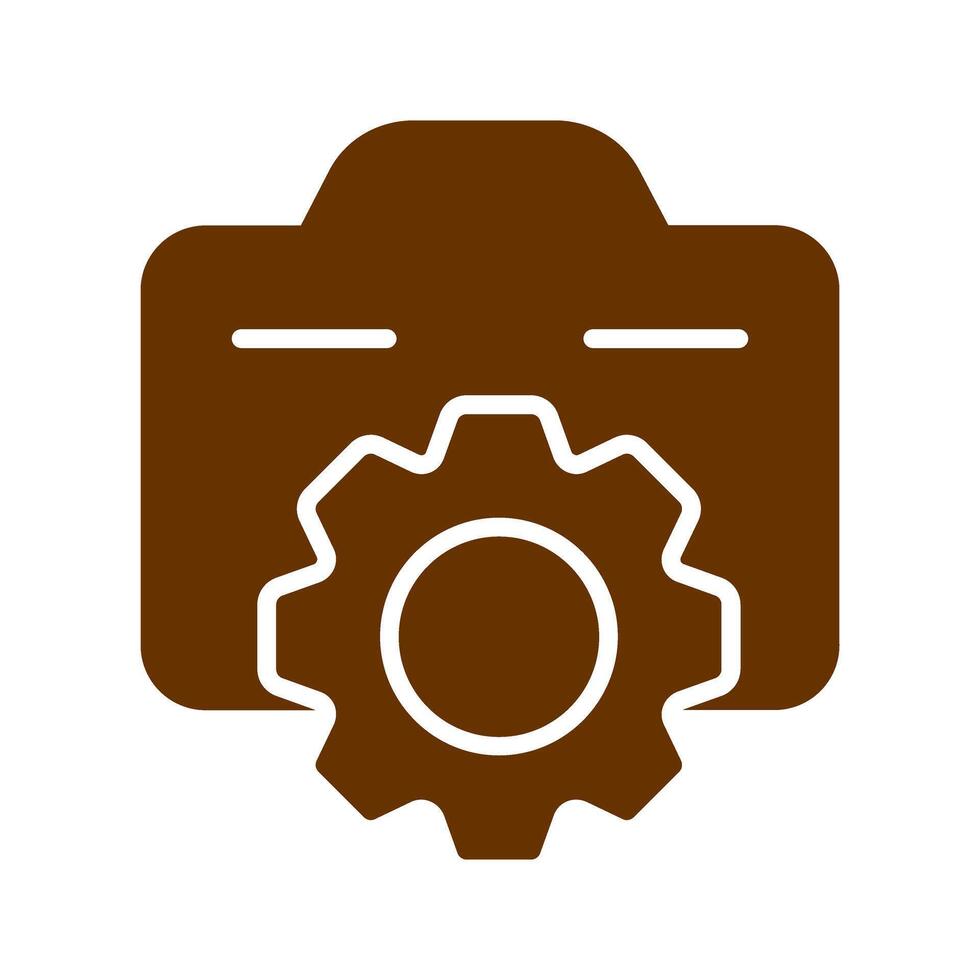 Photo Gear Icon Design vector