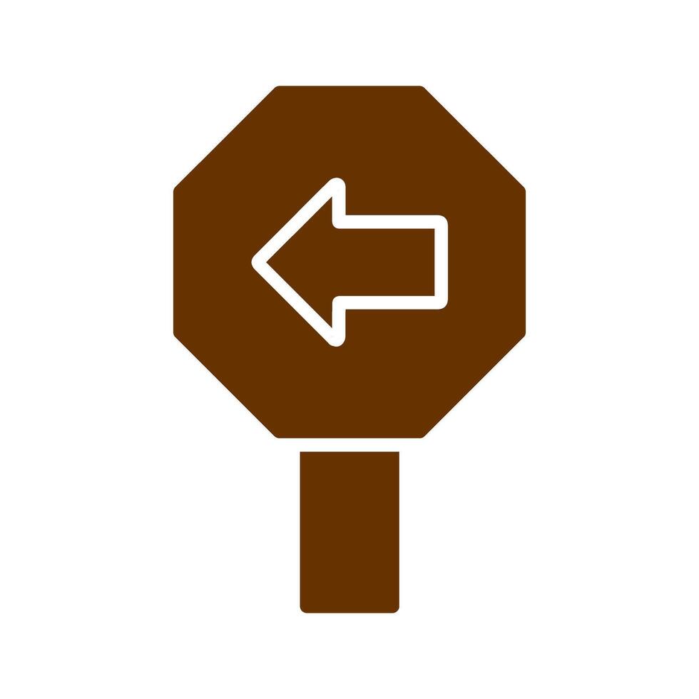 Left Arrow Icon Design vector