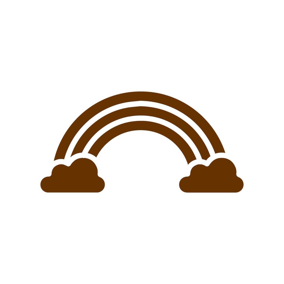 Rainbow Icon Design vector