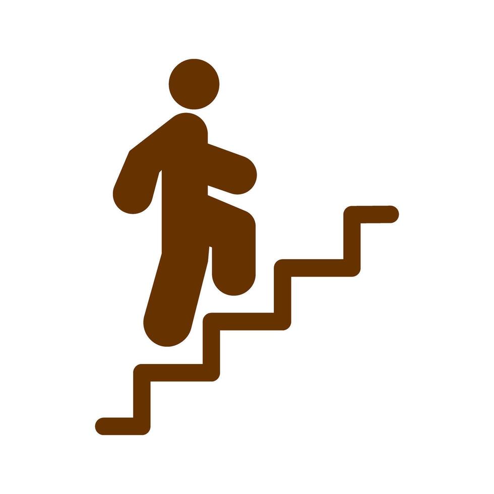 Career Ladder Icon Design vector