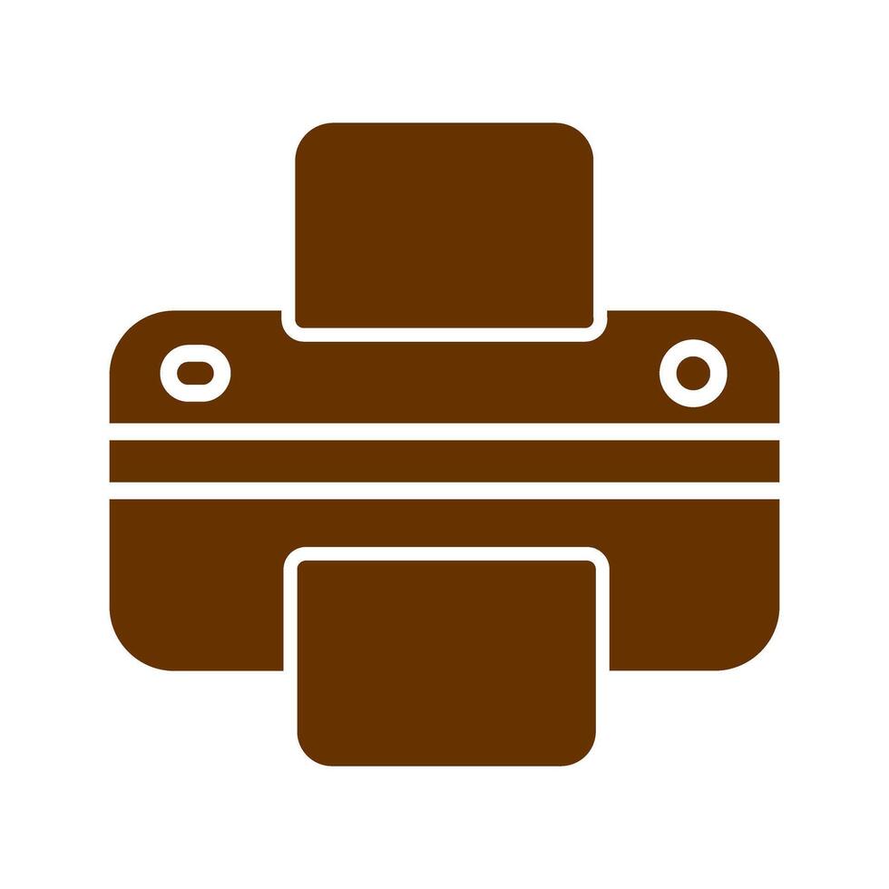 Printer Icon Design vector