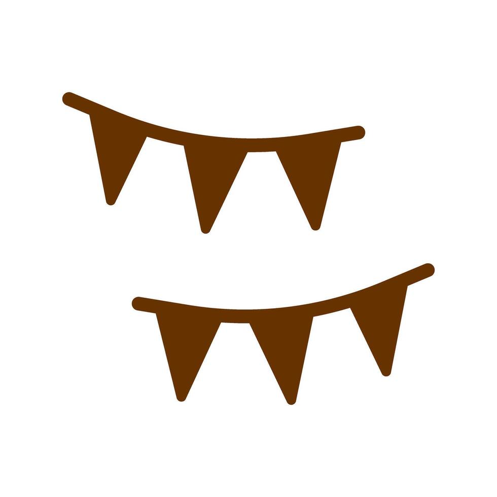 Streamers Icon Design vector