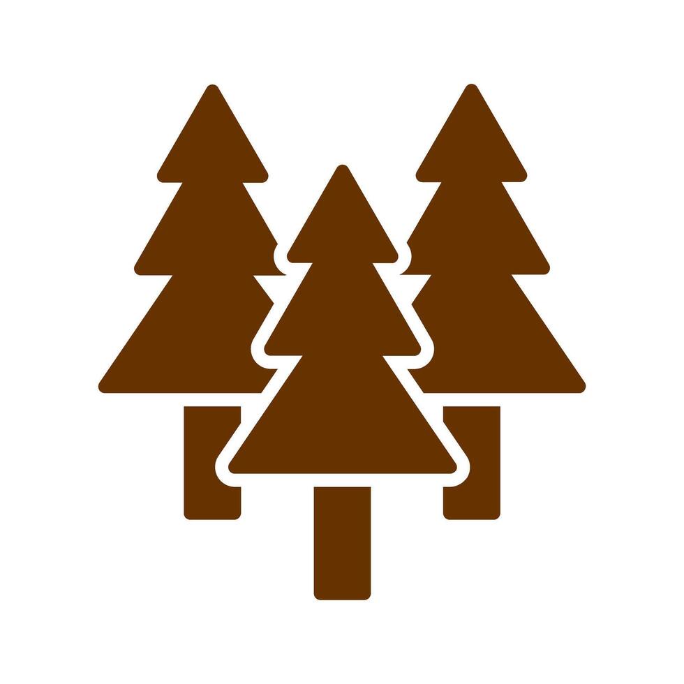 Evergreen Tree Icon Design vector