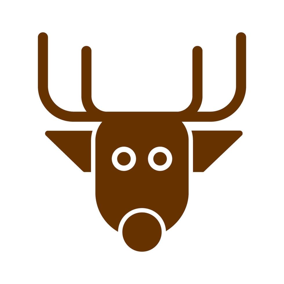 Rudolf Icon Design vector