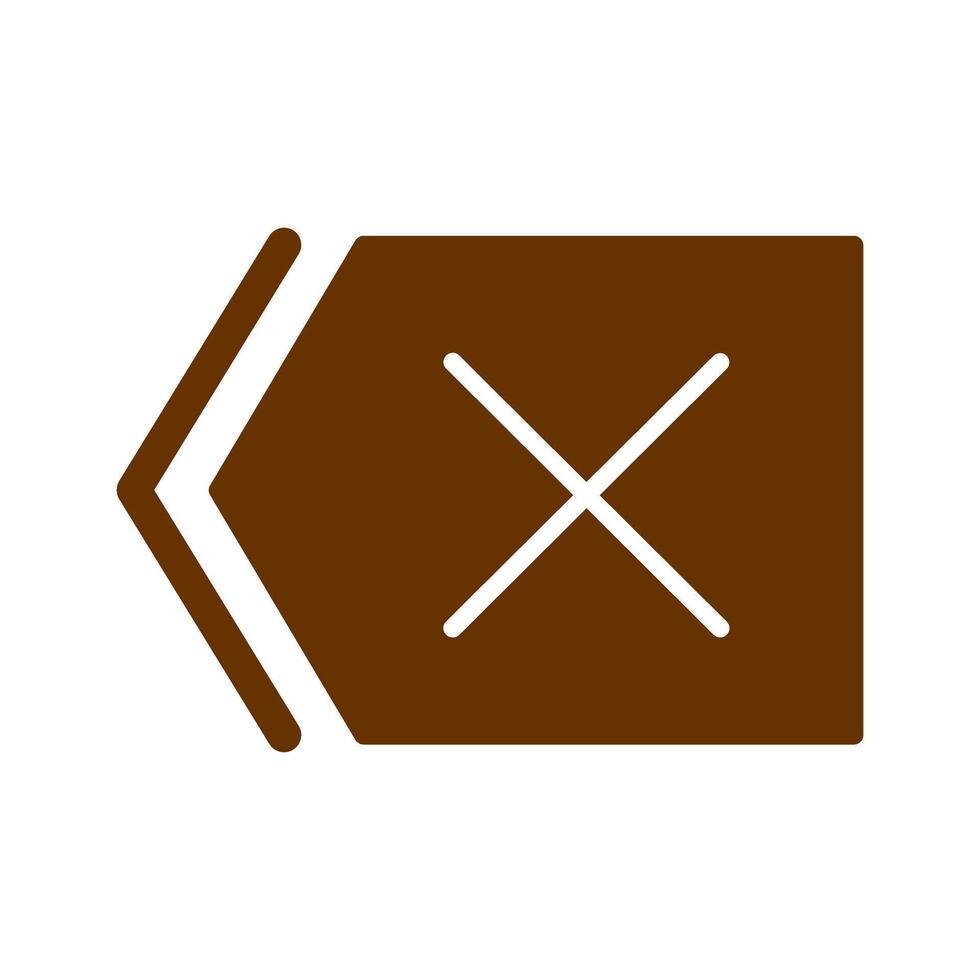 Delete Icon Design vector