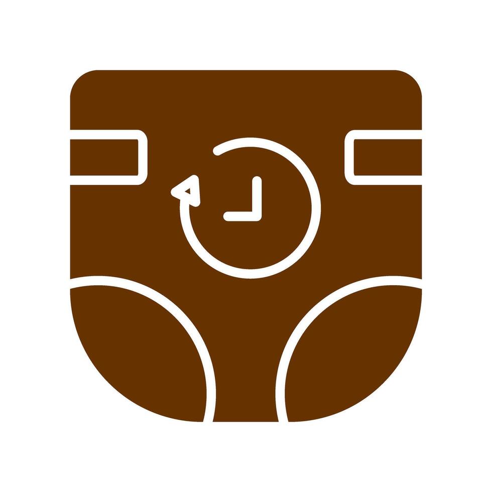 Diaper Duty Icon Design vector