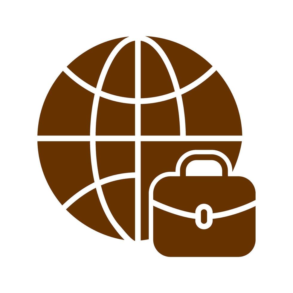 International Job Icon Design vector