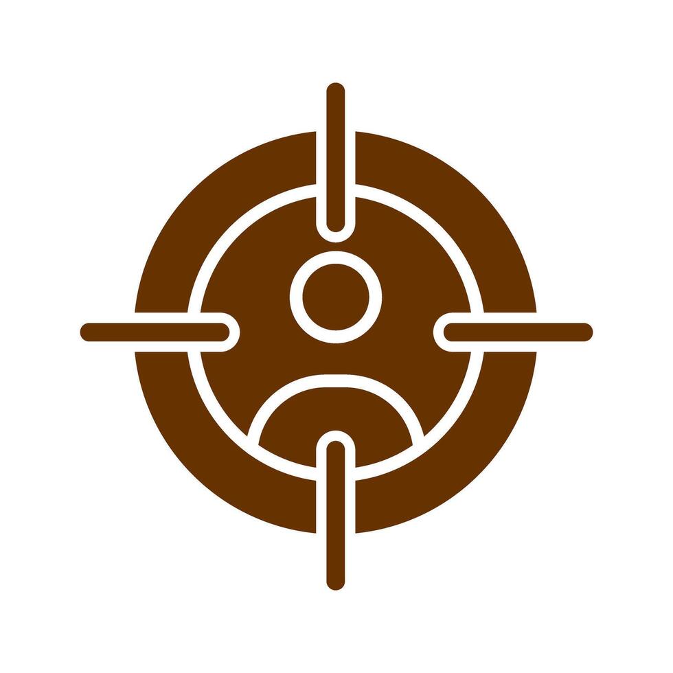 Target Audience Icon Design vector