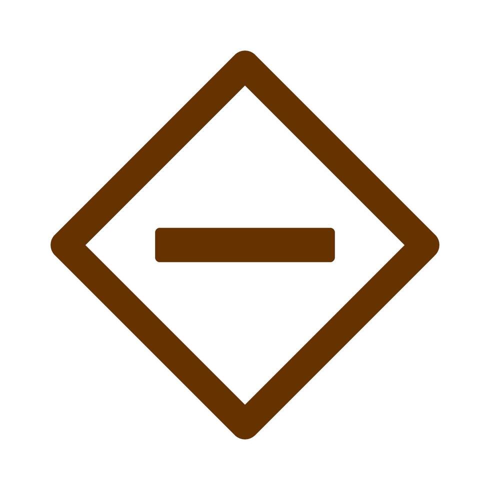 Minus Sign Icon Design vector