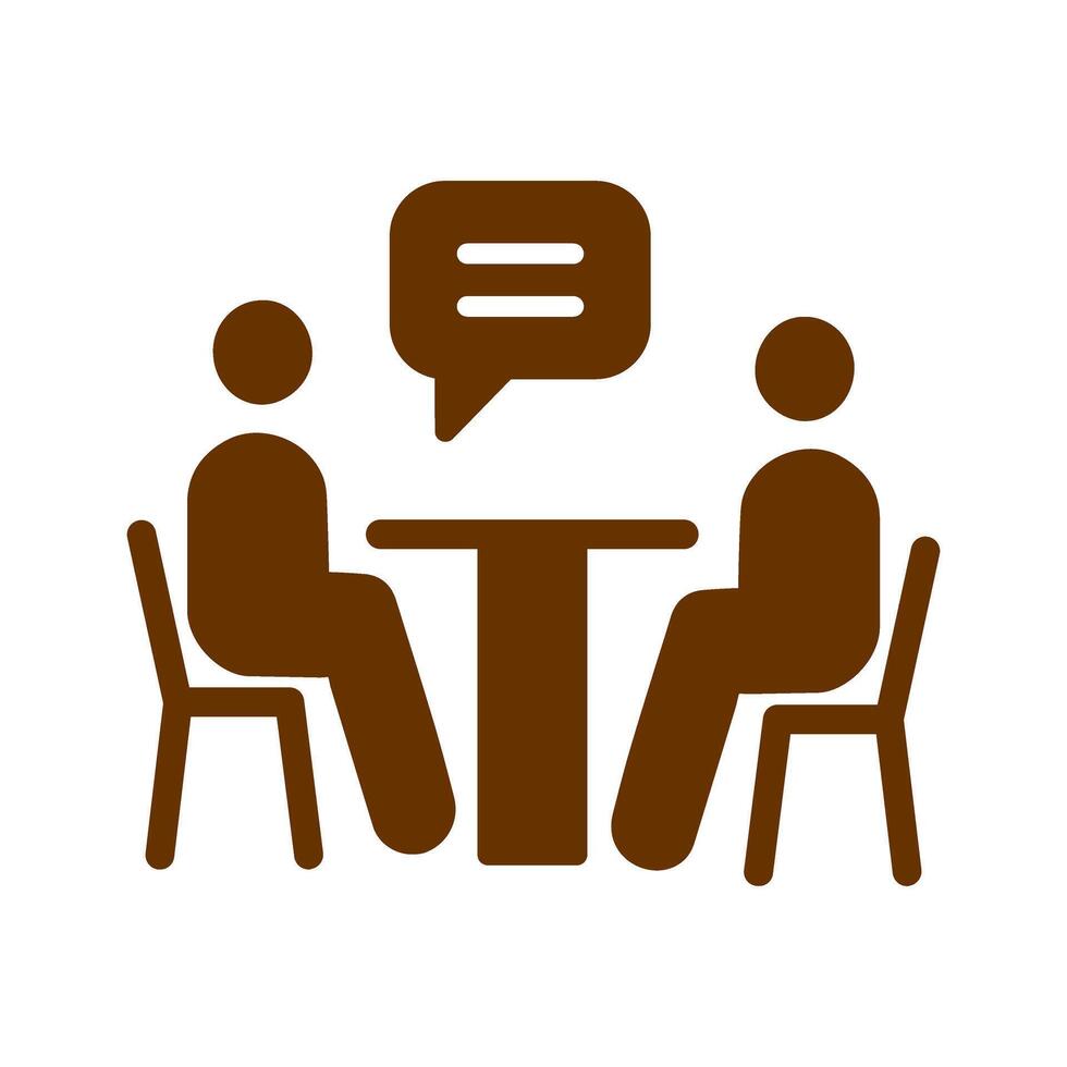 News Interview Icon Design vector