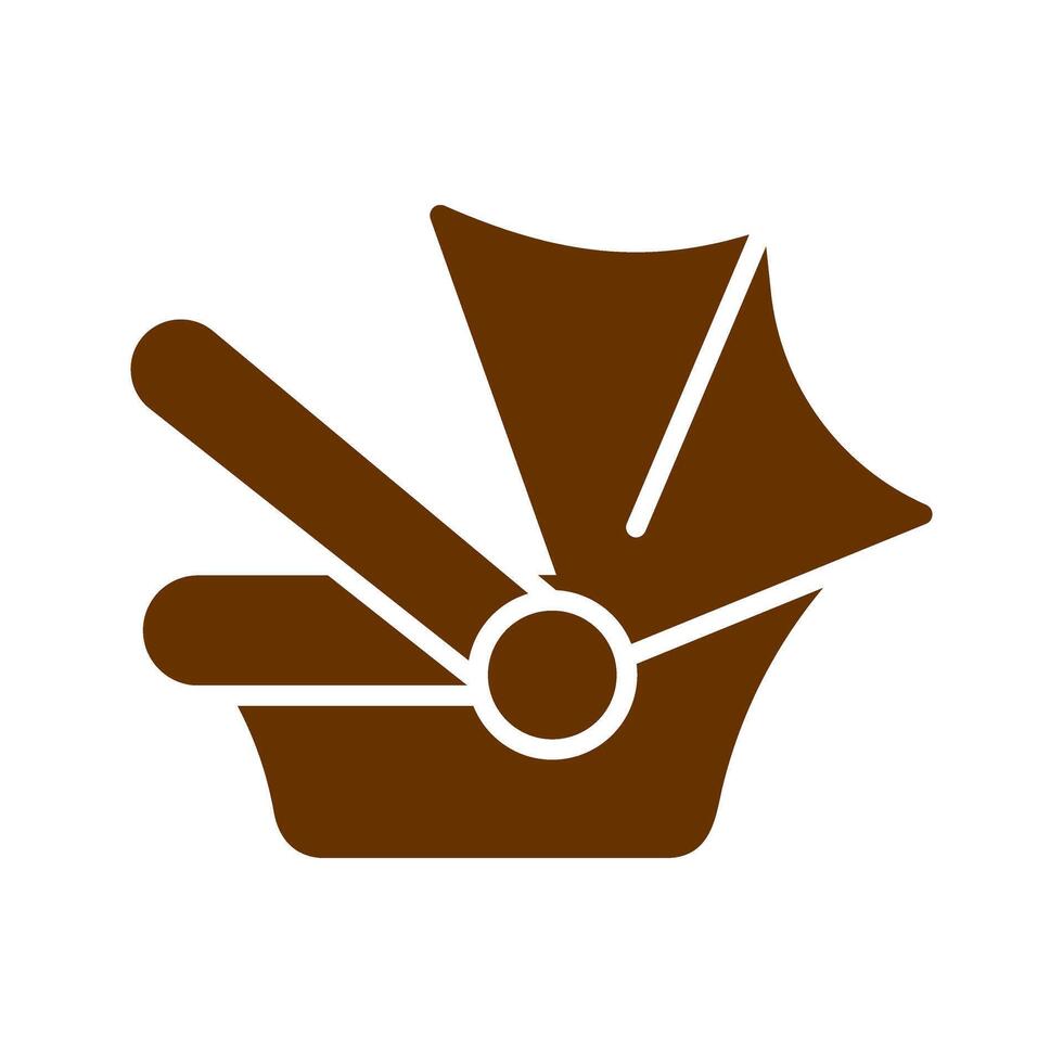 Car Seat Safety Icon Design vector