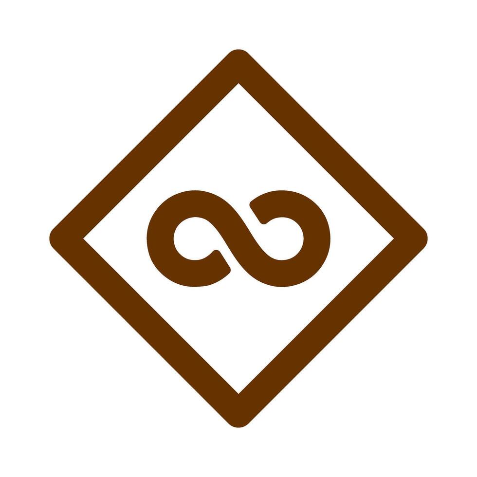 Infinity Sign Icon Design vector