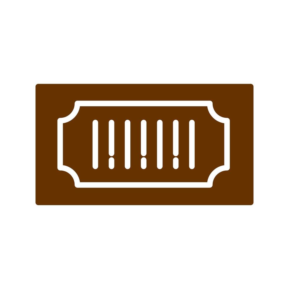 Barcode Price Icon Design vector