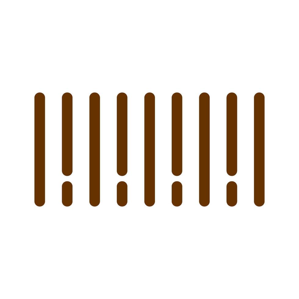 Barcode Icon Design vector
