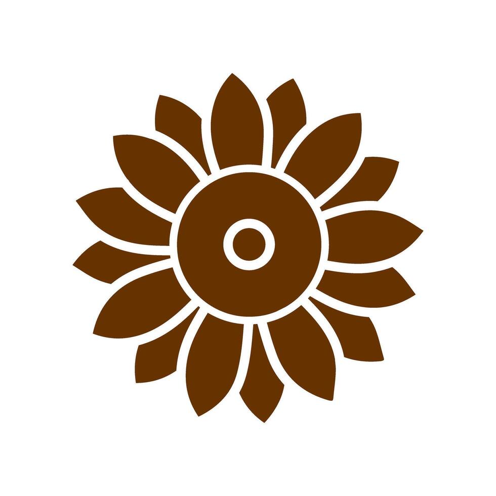 Floral Arrangement Icon Design vector