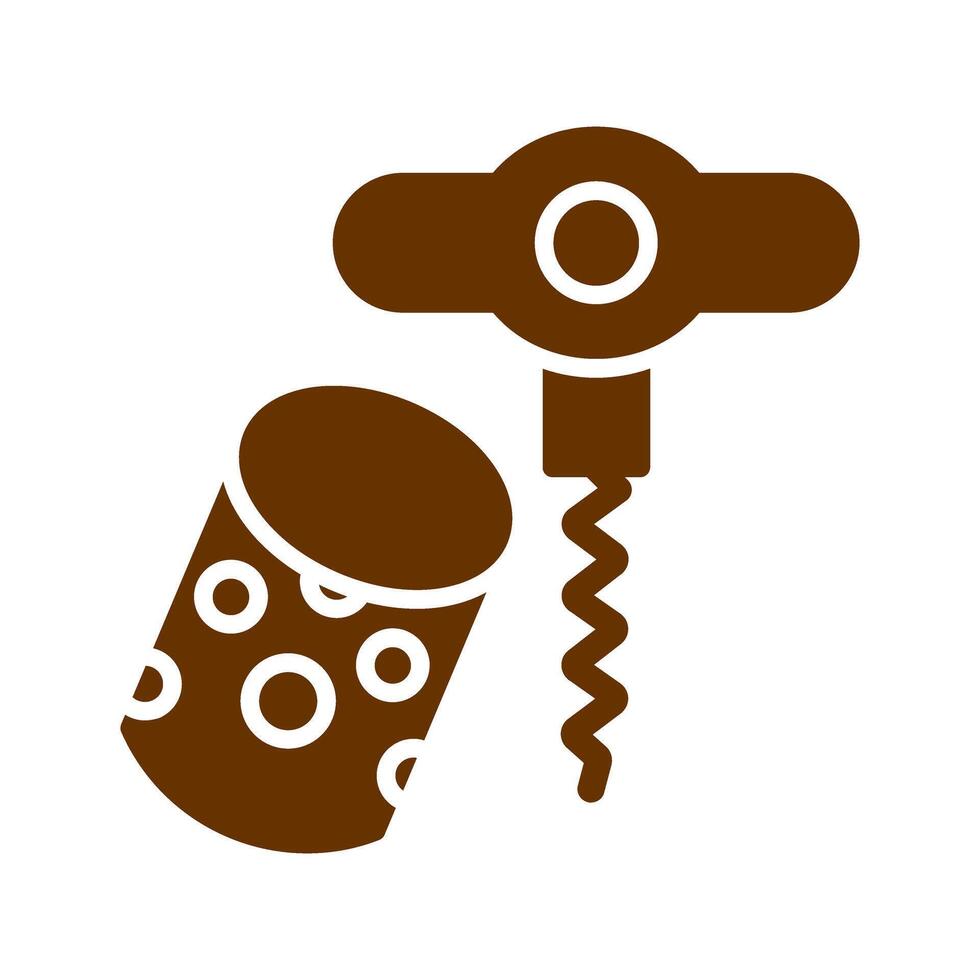 Wine Cork Icon Design vector