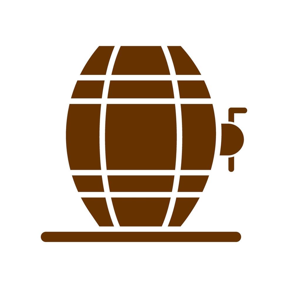 Wine Barrel Rack Icon Design vector
