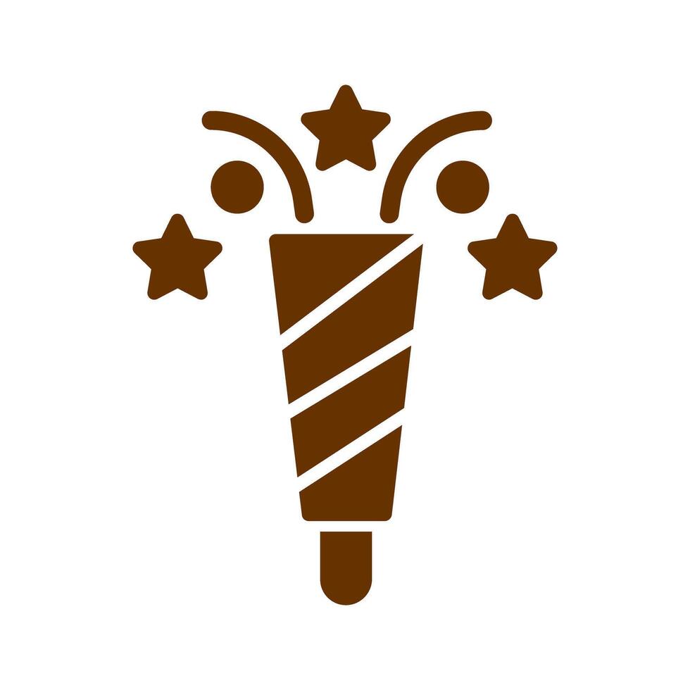 Popper Icon Design vector
