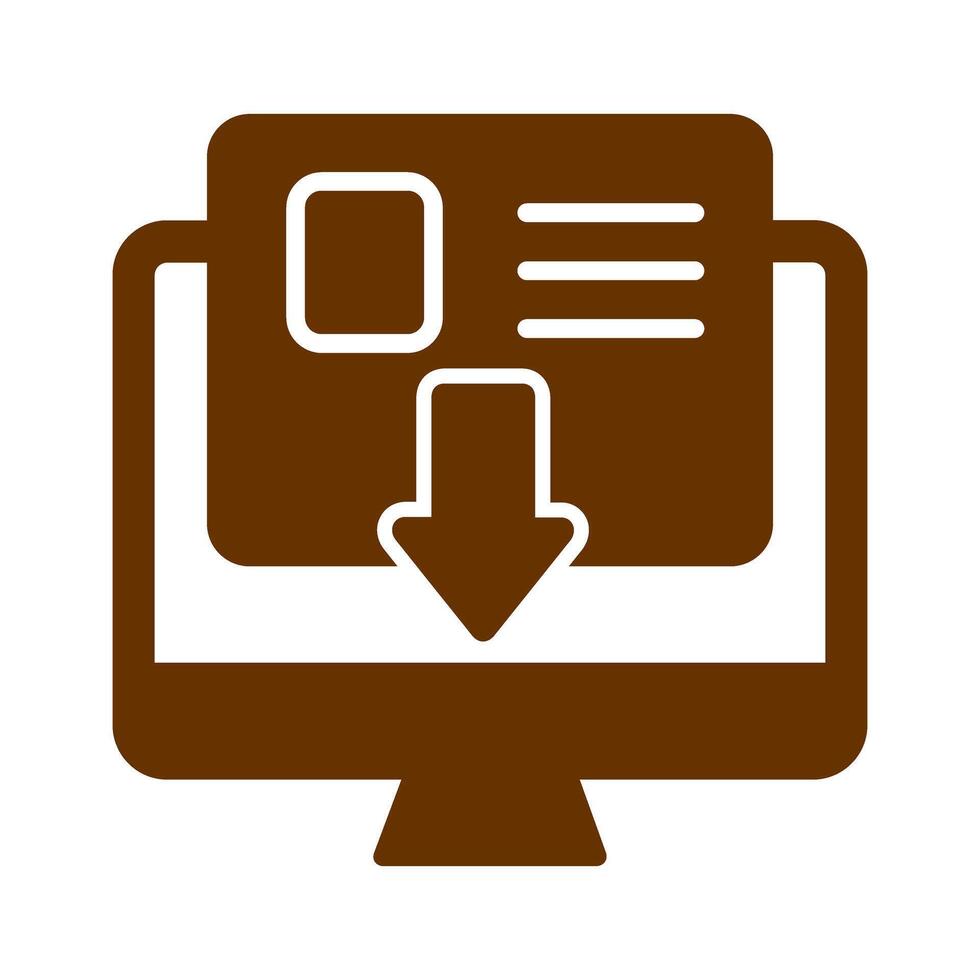 Landing Page Icon Design vector