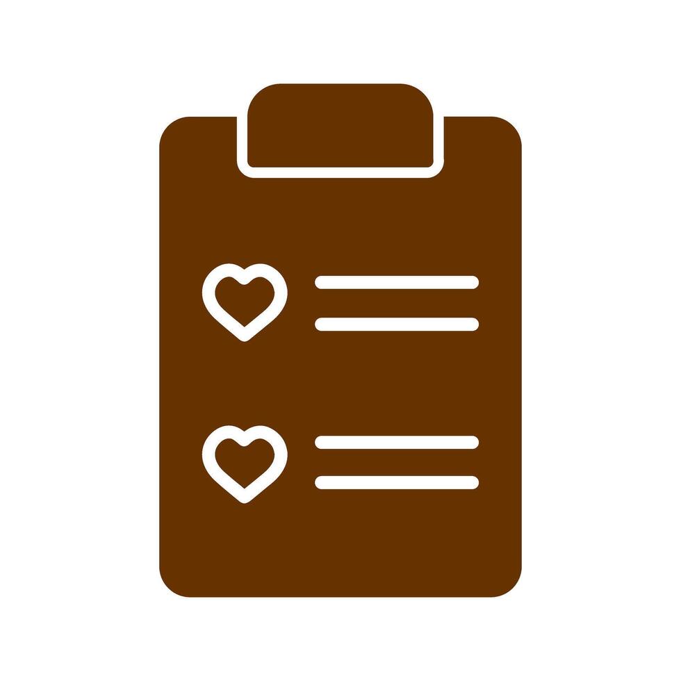 Wishlist Icon Design vector