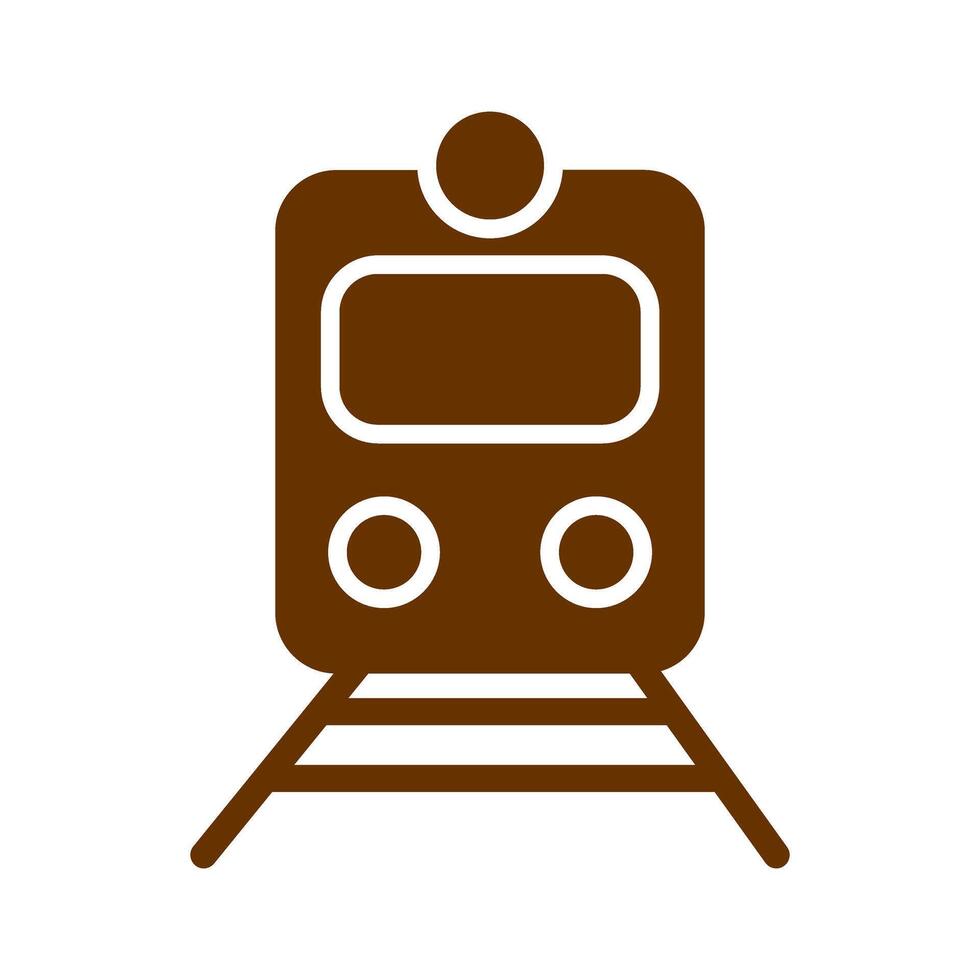 Railway Car Icon Design vector