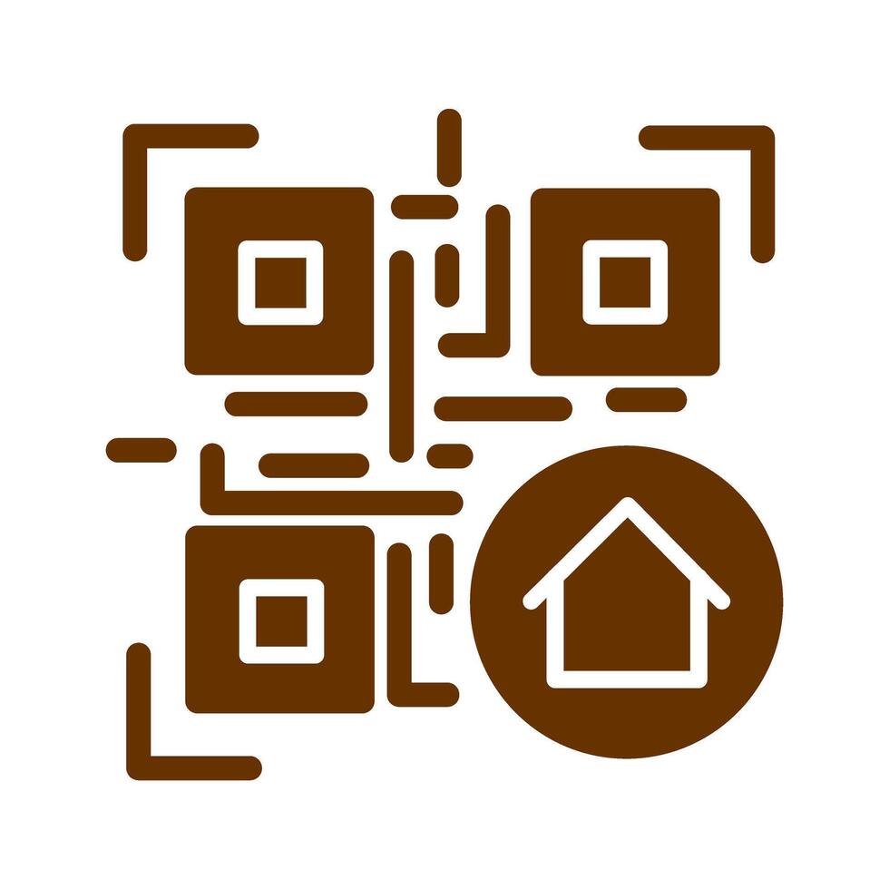 QR Code Menu Icon Design vector